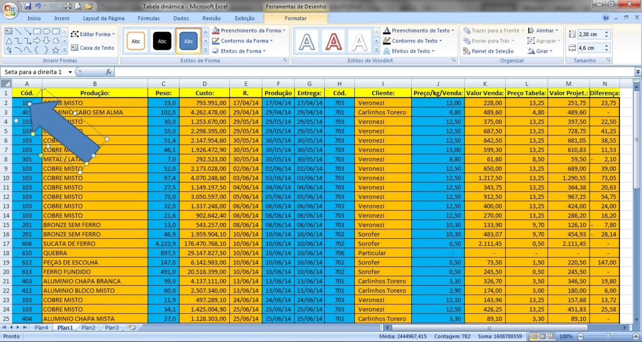 Como Criar Uma Tabela Dinâmica Excel Simples 