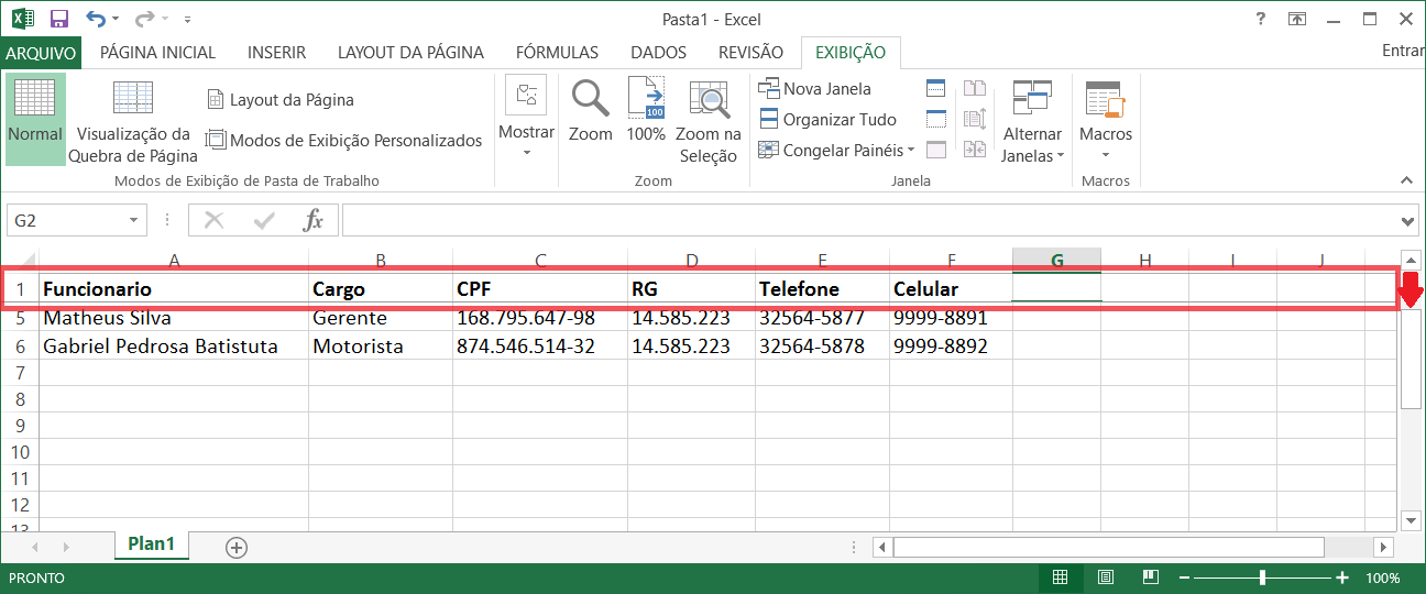 Excel Como Congelar E Descongelar Pain Is Excel Simples