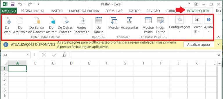 Utilizando o Power Query Introdução à ferramenta Excel Simples