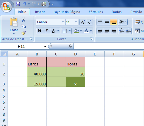 Como calcular regra de tres no excel infoupdate