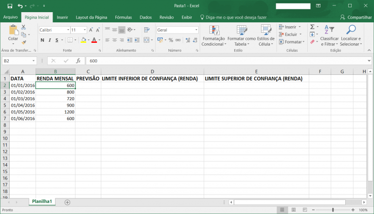 Criar uma Previsão no Excel 2016 Excel Simples